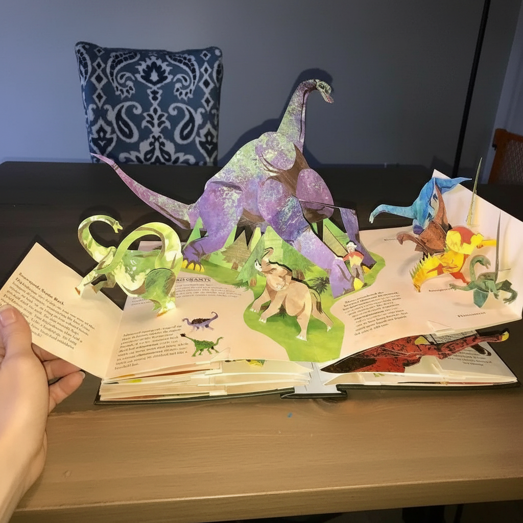 BowLift | 3D Pop-up Book Dinosaurs
