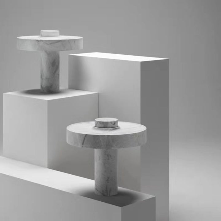 Marble Table Lamp with Contemporary Design