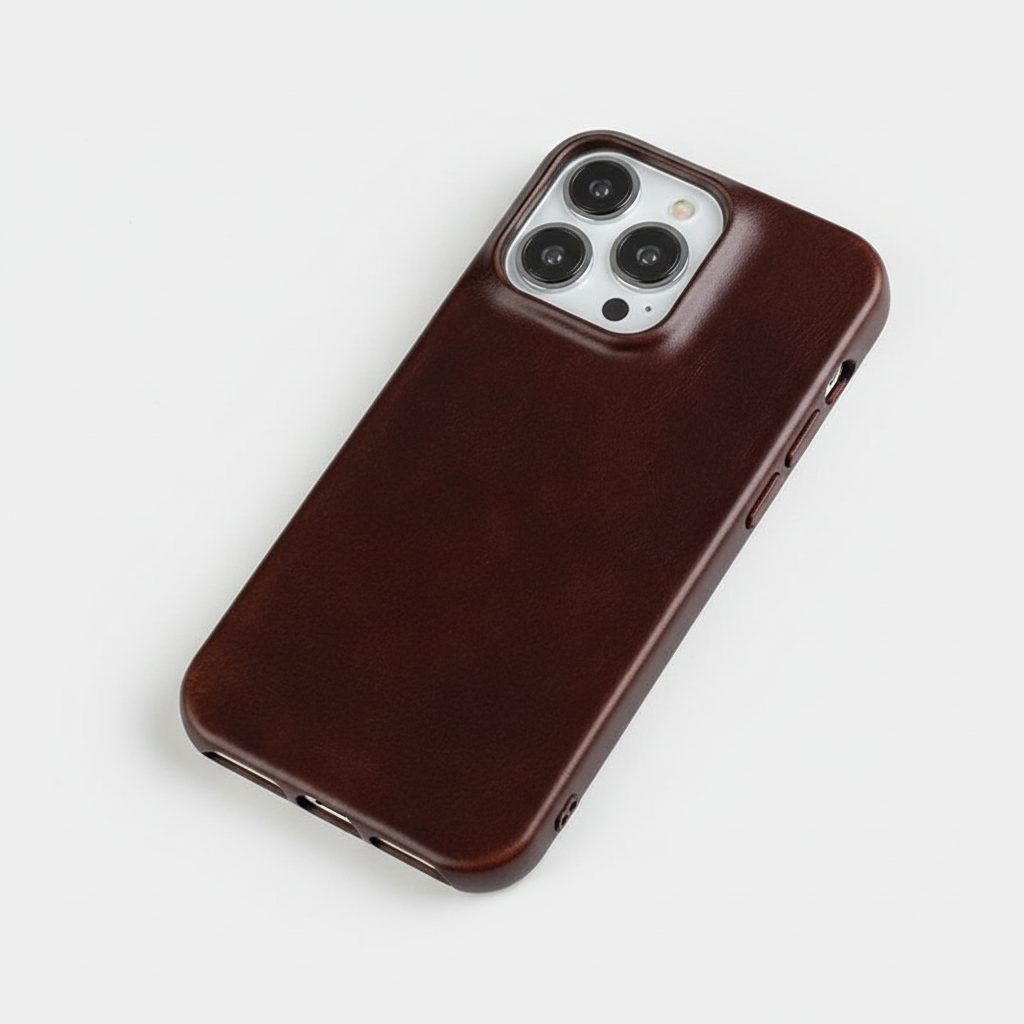 BowLift | Oil Wax Genuine Leather Apple iPhone Case