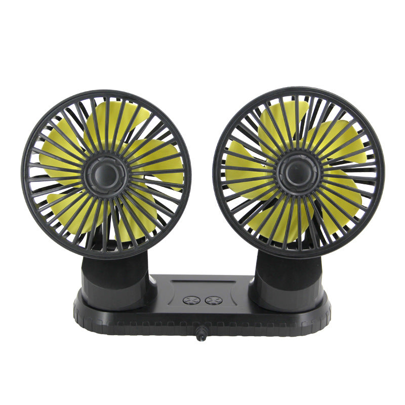 Dual-Head Rechargeable Portable Fan Bowlift