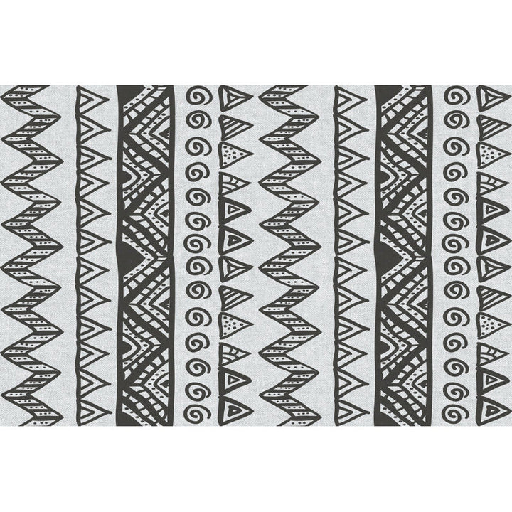 Americana Southwestern rug in gray triangle-diamond pattern rug polyester pet-friendly rug for home decor | Bowlift