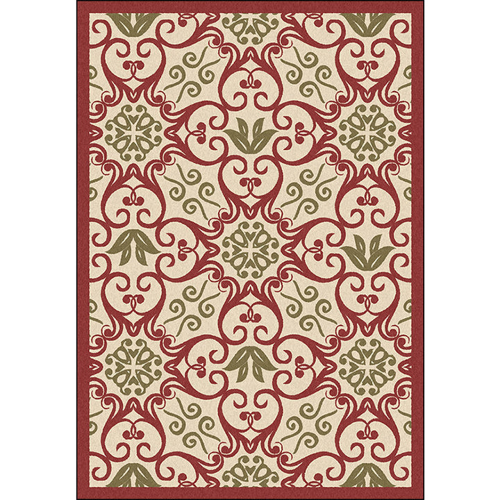 Moroccan Living Room Rug Multicolor Design Printed Carpet Polyester Pet Friendly Stain Resistant Carpet | Bowlift