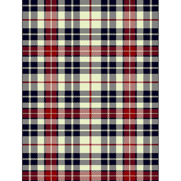 Minimalist modern rug in yellow check pattern rug polyester non-slip backing rug for home decor | Bowlift