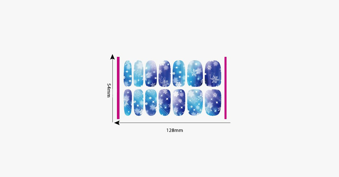 BowLift | Christmas Nail Stickers - Snowflakes