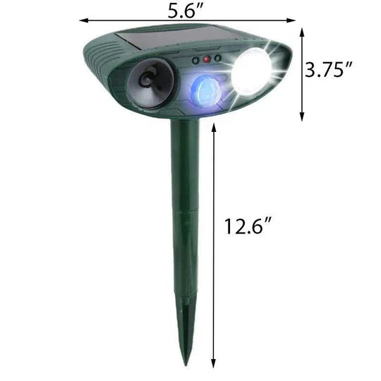 BowLift | Ultrasonic Deer Repeller - Pack Of 4 Solar Powered - Get Rid of Deer in 48 Hours