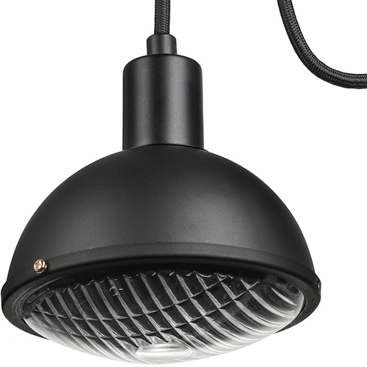 BowLift | 1 Light Wall Lighting Farm Bowl Shade Metallic Wall Lamp in Black for Dining Room