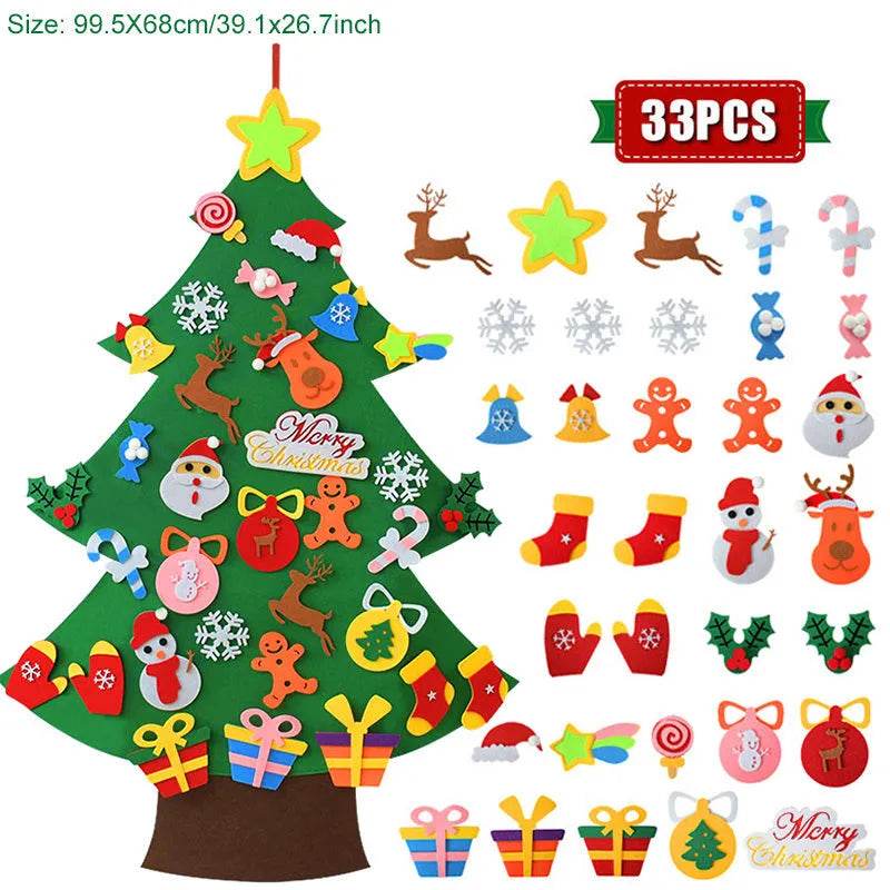 BowLift | DIY Felt Christmas Tree Ornaments For Kids