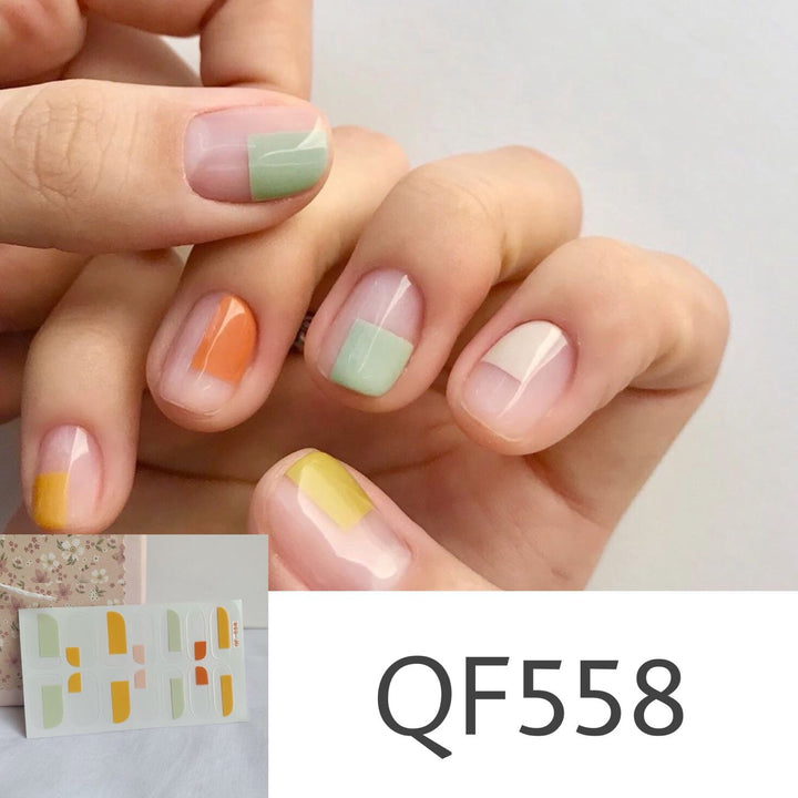 Artificial nail art with star design Bowlift