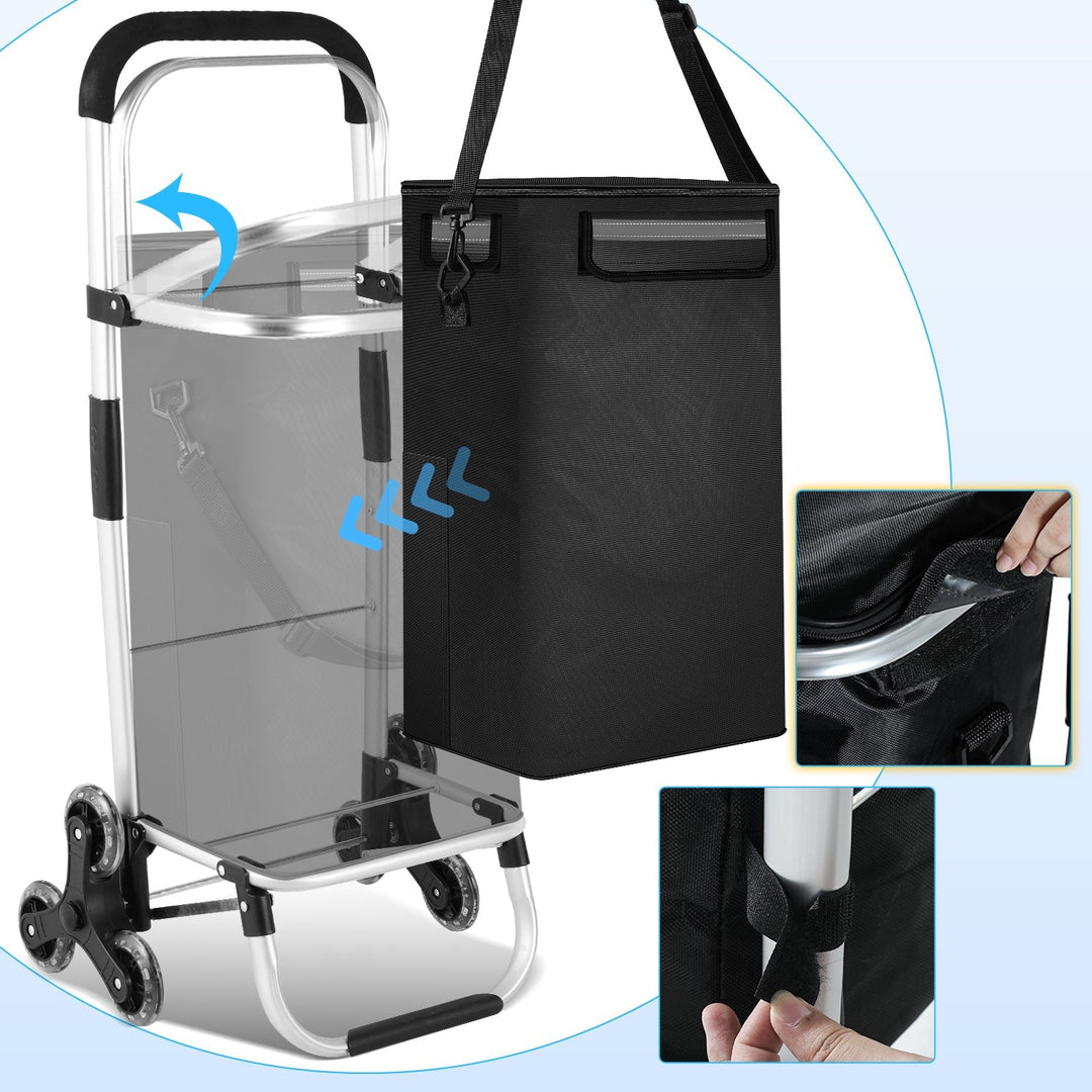 Shopping trolley shopping roller foldable 40L | Bowlift