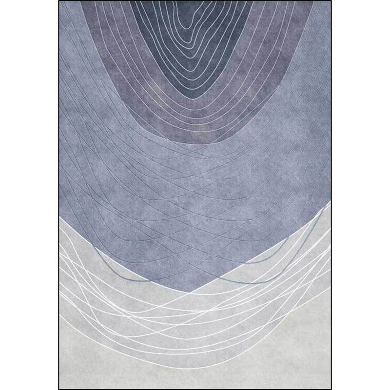 BowLift | Novelty Living Room Rug Multicolor Color Block Wood Grain Print Rug Polyester Washable Pet-Friendly Rug