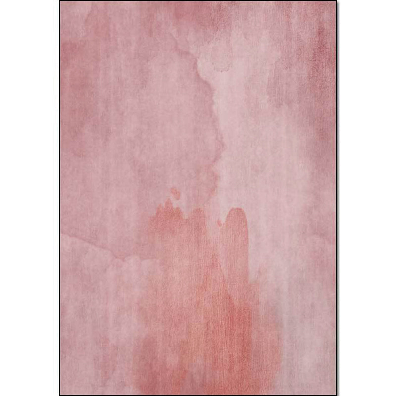 Unique abstract rug Pink simple rug polyester washable non-slip backing rug for the living room | Bowlift