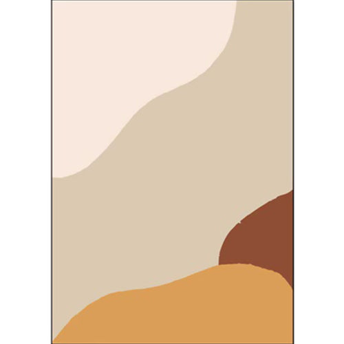 BowLift | Novelty Living Room Rug Colorful Color Block Print Rug Polyester Pet Friendly Stain Resistant Rug