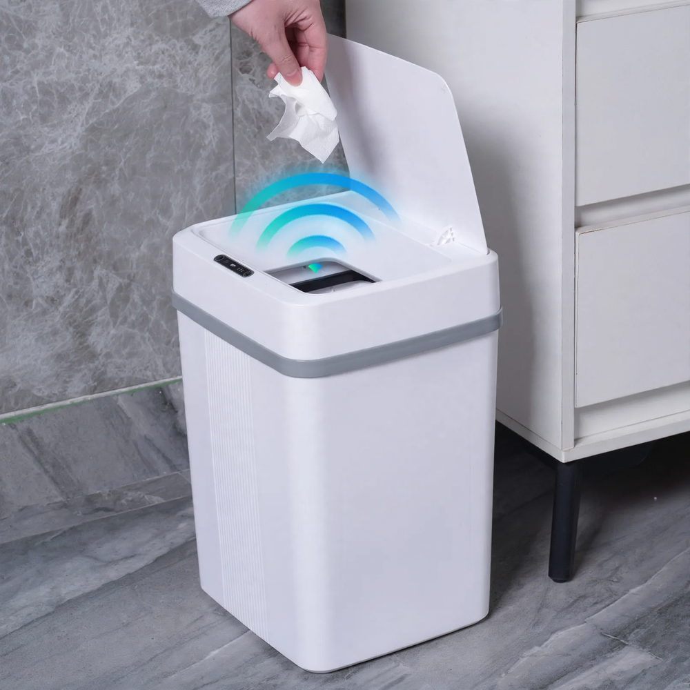 Intelligent Sensor Trash Can, 12 L, Model LT1001