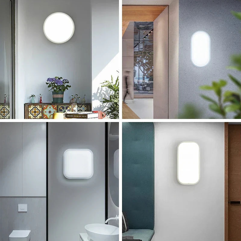 Waterproof LED Moisture Room Ceiling Light – Ideal for Bathroom, Kitchen, and Basement | Bowlift