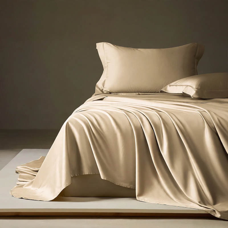 Egyptian long-staple cotton bed sheets