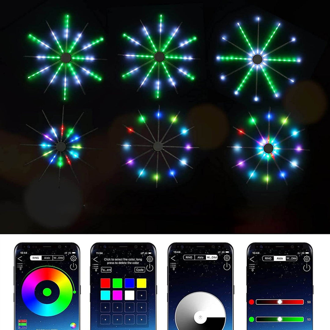 BowLift | Creative RGB Illusion Windmill Fireworks LED String Lights