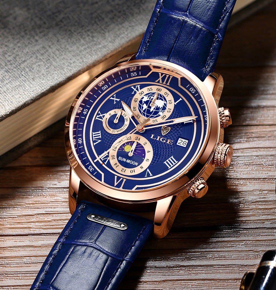 BowLift | Classic Chronograph Men’s Watch | Stylish & Functional Luxury Wristwatch for Every Occasion