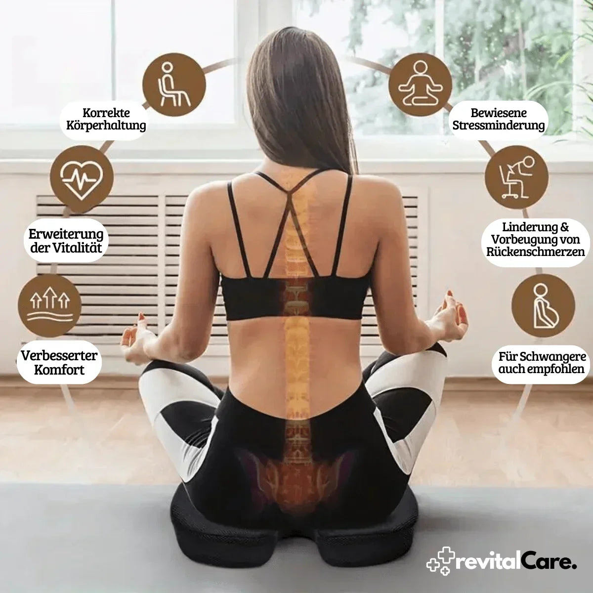 BowLift | Ergonomic 4D Comfort Seat Cushion with Orthopedic Support