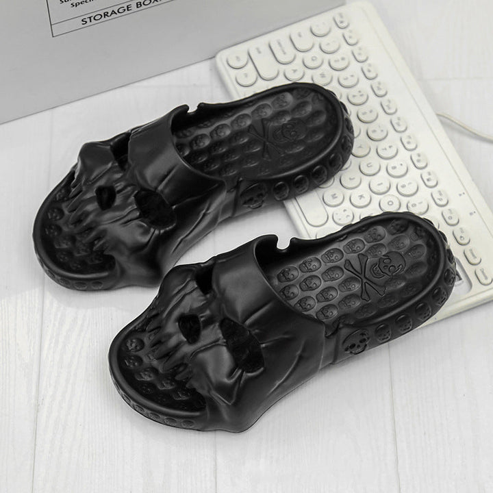 BowLift | Skull Design Single Band Slippers