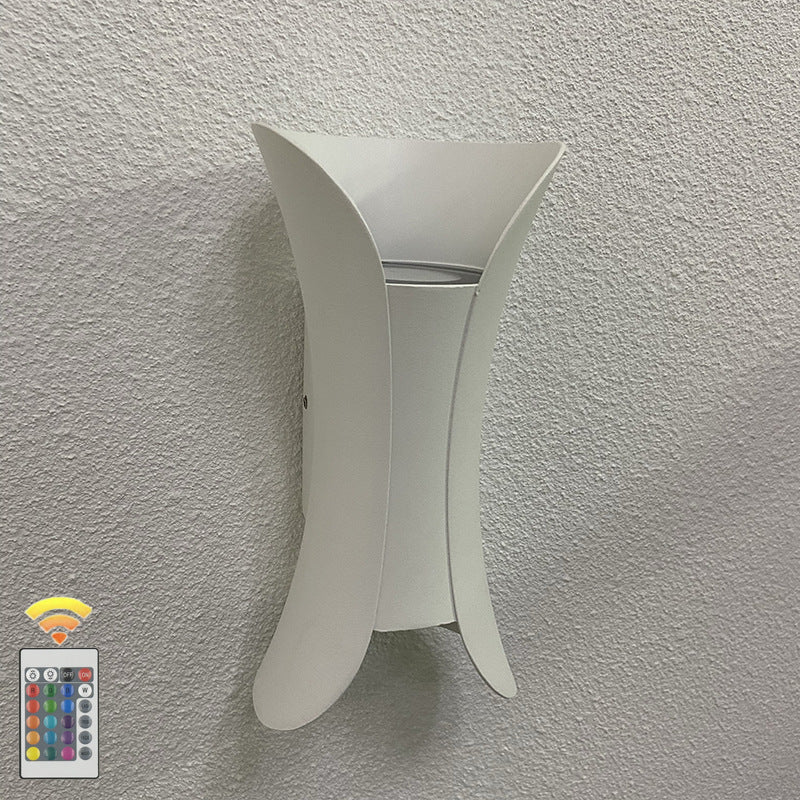 Modern Minimalist Waterproof Rectangle Aluminum LED Wall Sconce Lamp For Outdoor Patio | Bowlift