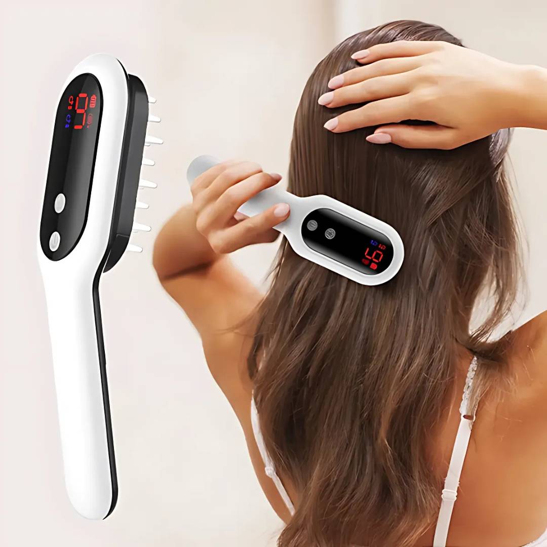 RevitalHair Electric Hair Comb for Hair Growth | Anti Hair Loss Device - for Hair Thinning - Scalp Massage - Hair Growth Bowlift