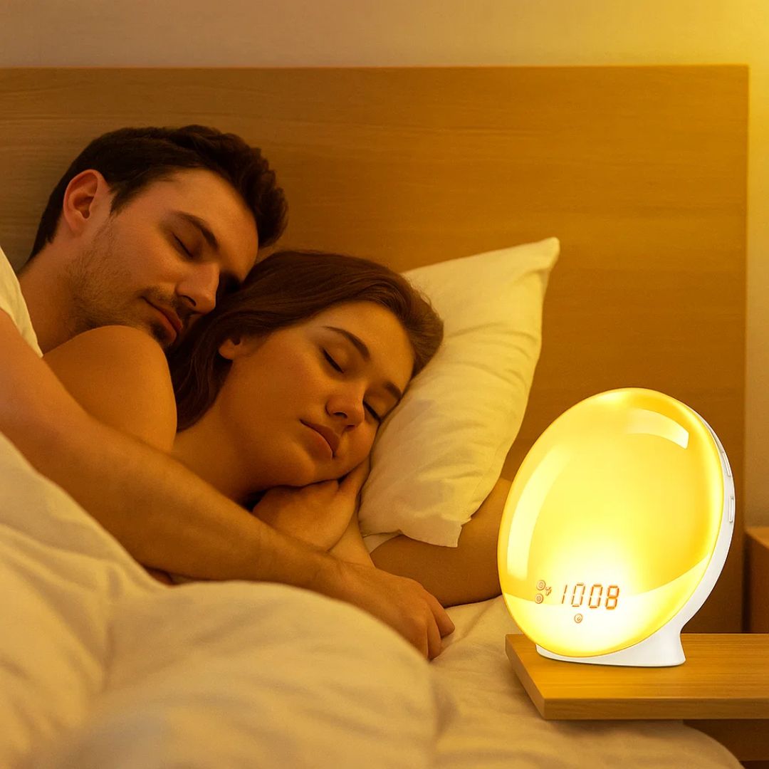 LumiRise | Sunrise Alarm Clock – Natural Wake-Up Light – Ambient Lighting – Ideal for Dark Mornings Bowlift