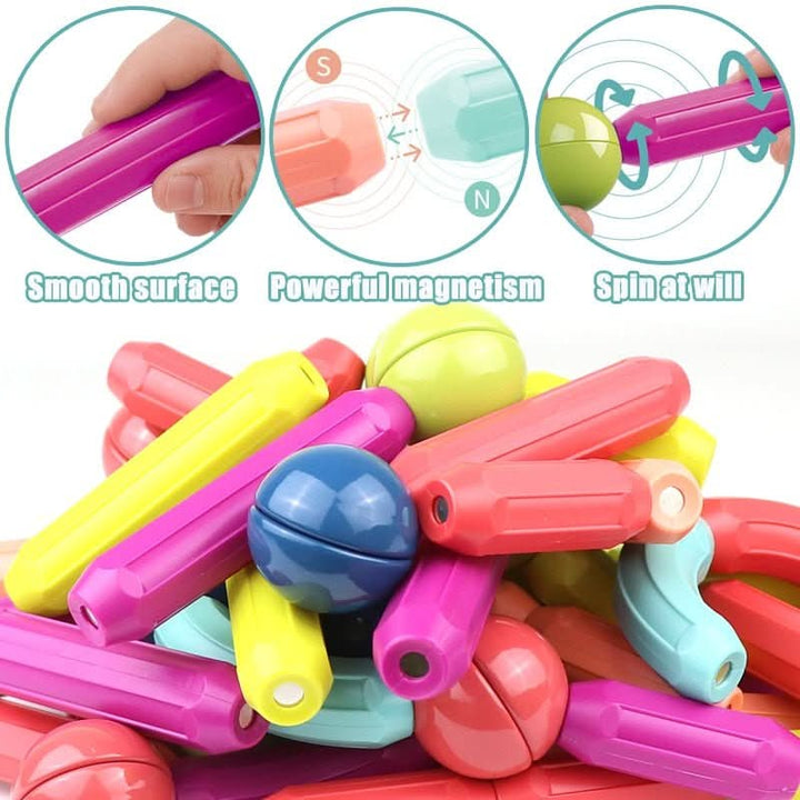 BowLift | Magnetic creative sticks for imaginative building & learning