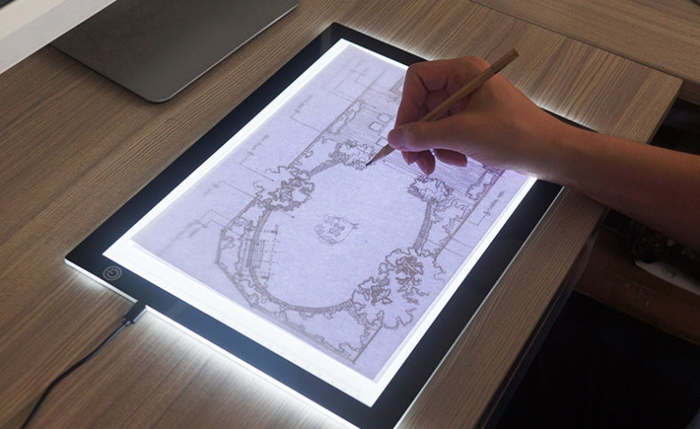BowLift | Ultra-thin Portable Copy Station With LED, Ideal For 2D Animation, Calligraphy, Sketching & Drawing