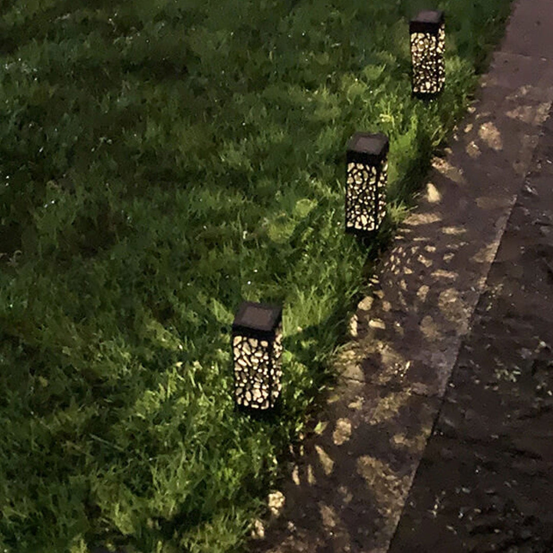 Creative Hollow Square Column LED Outdoor Lawn Ground Insert Landscape Light | Bowlift