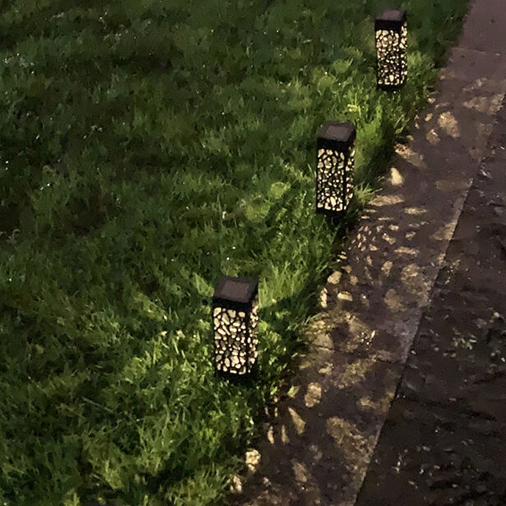 Creative Hollow Square Column LED Outdoor Lawn Ground Insert Landscape Light | Bowlift