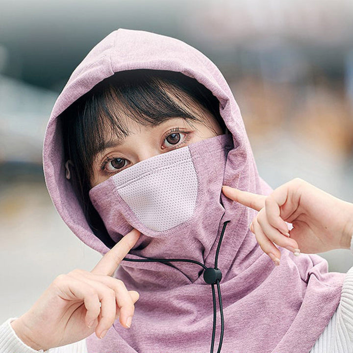 BowLift | Hooded Face Mask with Neck Warmer for Cycling