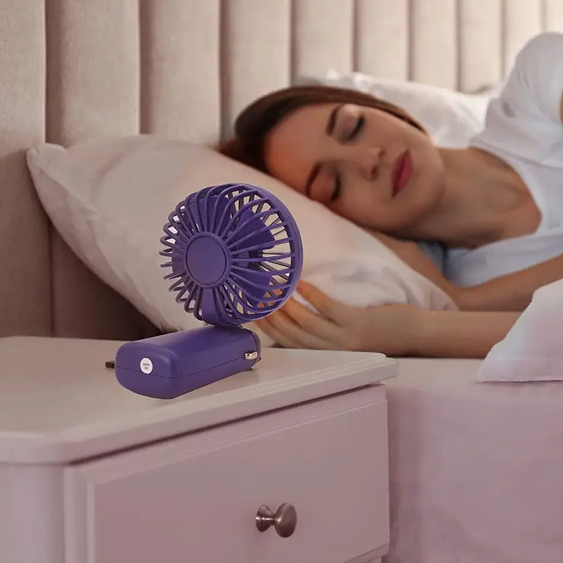 Portable electric cooling fan for cold compress | Bowlift