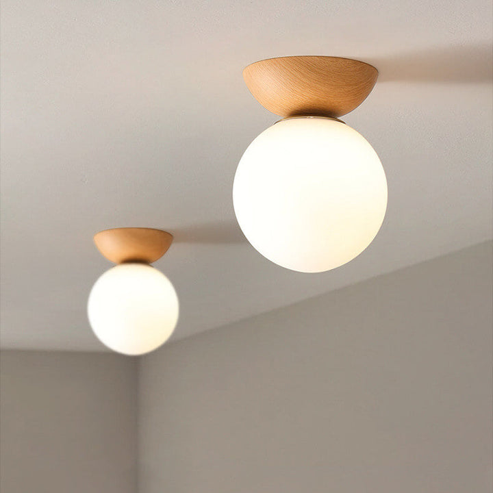 BowLift | LogLight | Japanese ceiling light with adjustable light