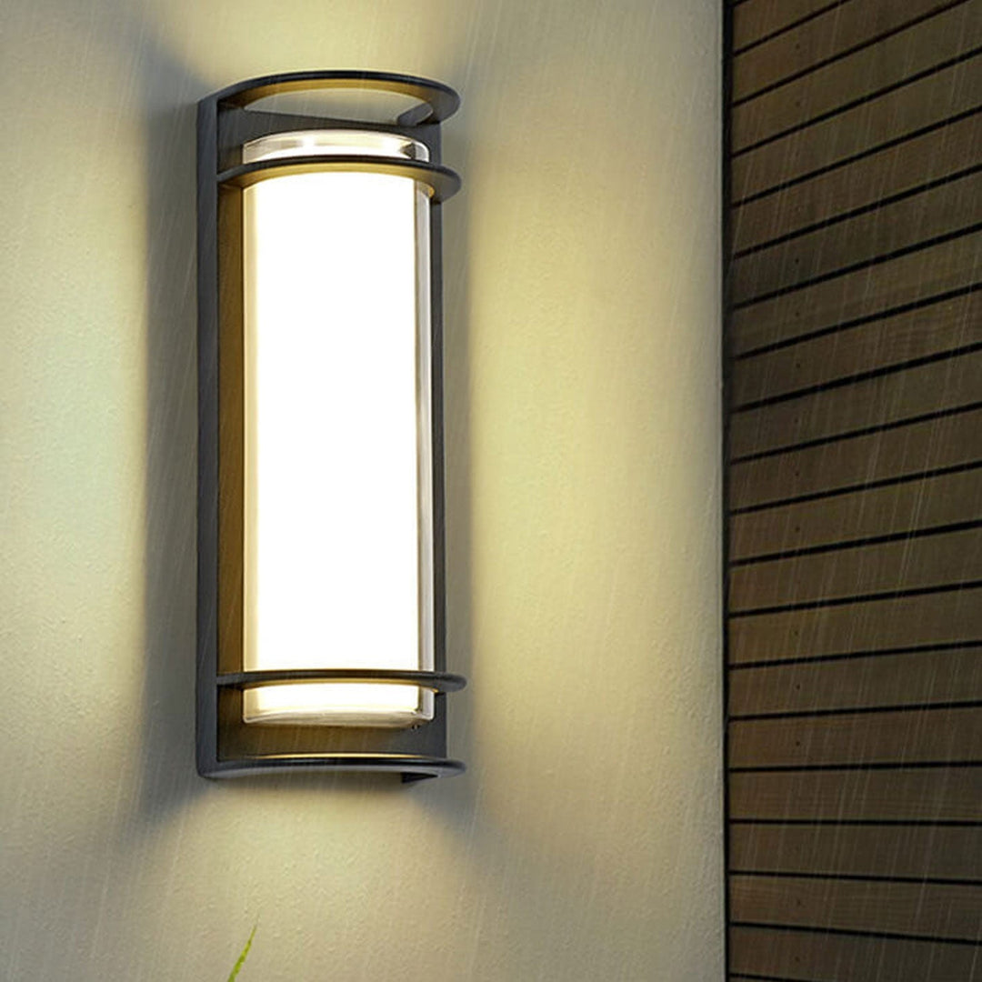 Modern Outdoor Column Waterproof LED Garden Wall Sconce Lamp | Bowlift