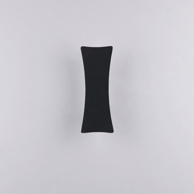 Modern Simple Rectangular Curved LED Outdoor Waterproof Wall Sconce Lamp | Bowlift