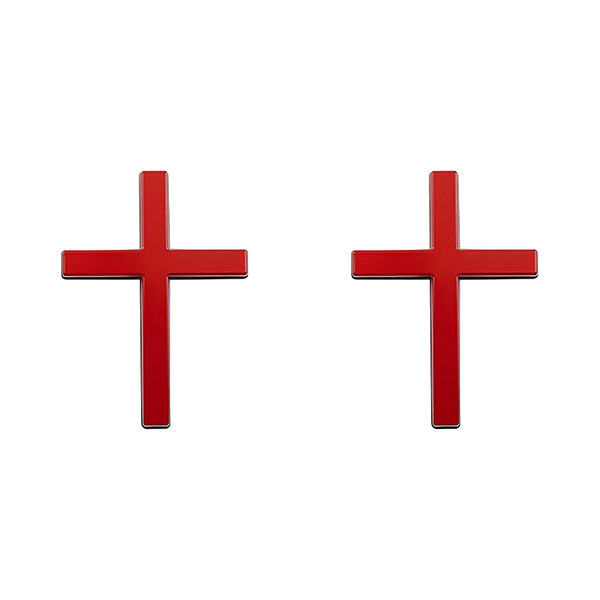 BowLift | ️ 3D Cross Metal Jesus Christ Cross Badge StickerCar Anti-Scratch Sticker