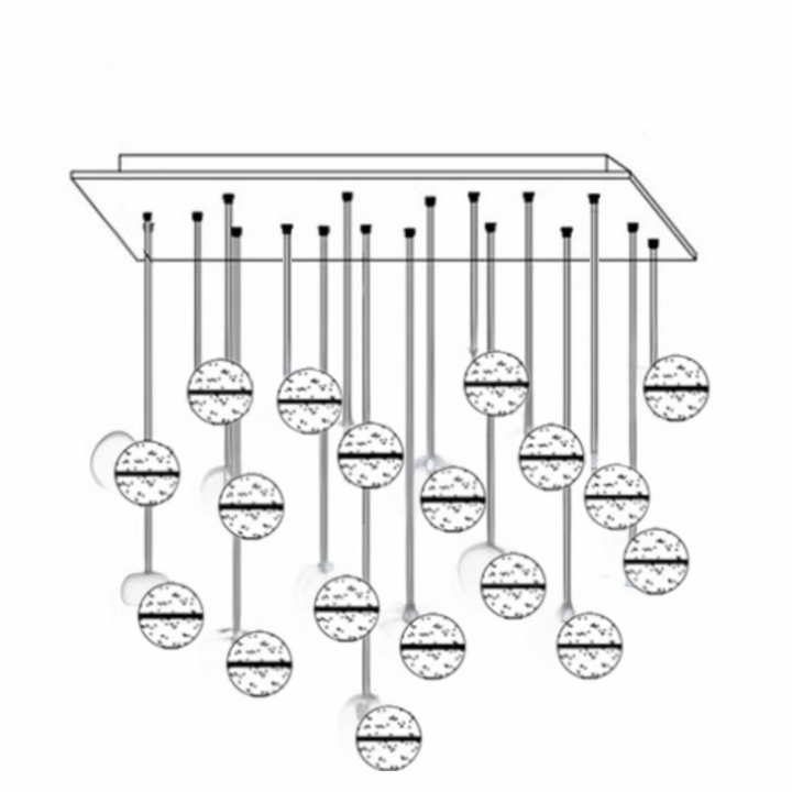 BowLift | GlowCrystal - Pendant Lighting