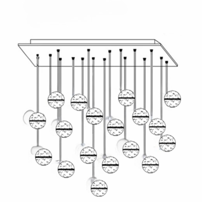 BowLift | GlowCrystal - Pendant Lighting