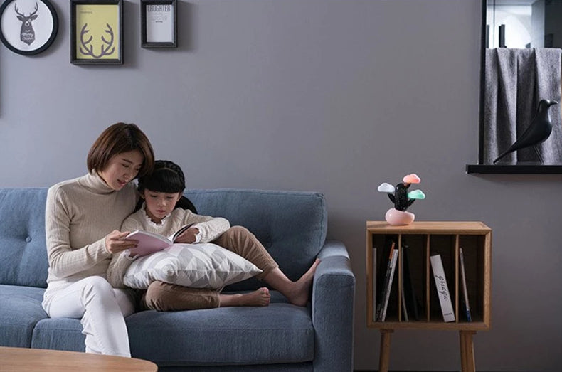 Cakty - LED Weather & Clock Bedside Buddy | Bowlift