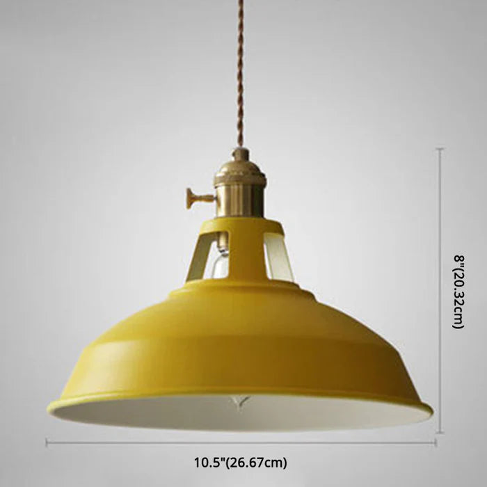 Industrial Retro Pendant Lamp - IronGlow | Bowlift