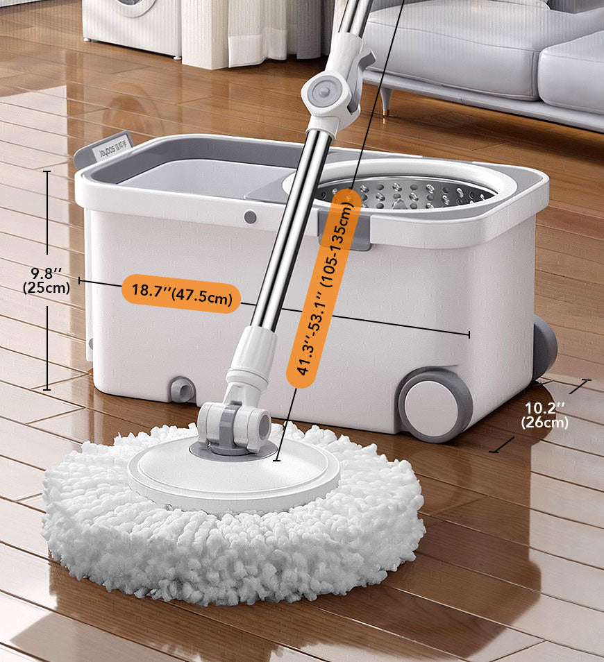 BowLift | 360° Rotatable Mop and Bucket Set with Wringing System F63