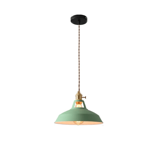 BowLift | Vintage pastel pendant lamp - Metallic elegance - Soft ambiance