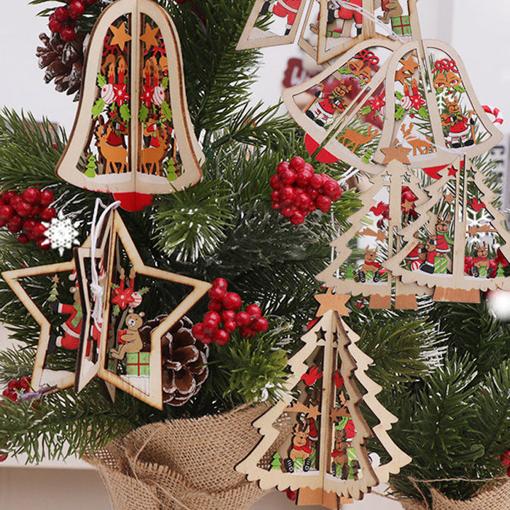 BowLift | Christmas Wooden Pendant