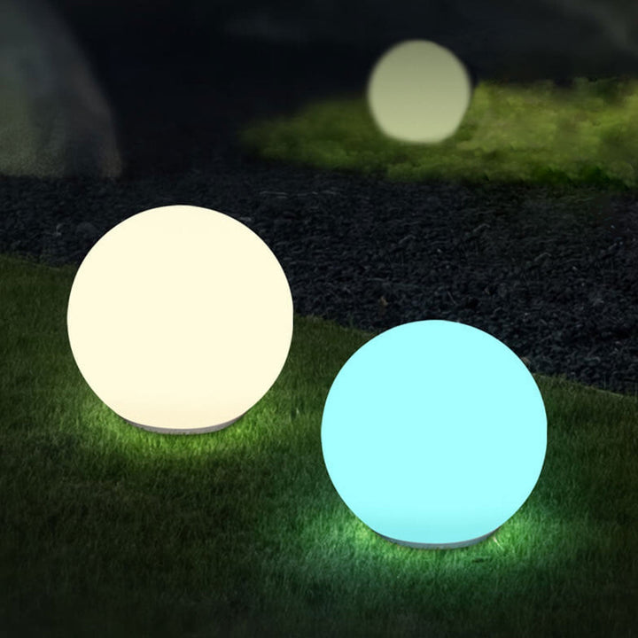 Solar Waterproof PE Spherical LED Outdoor Decorative Lawn Light | Bowlift