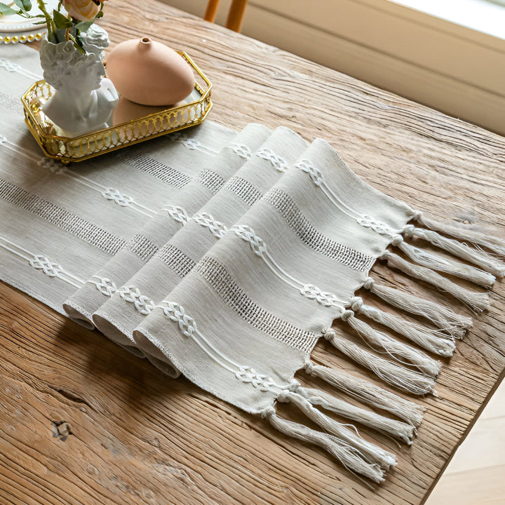 BowLift | Tassel Whisper Table Runner