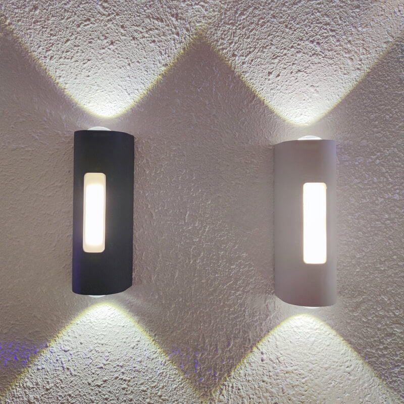 Modern Minimalist Cylindrical Design LED Outdoor Decorative Wall Sconce Lamp | Bowlift