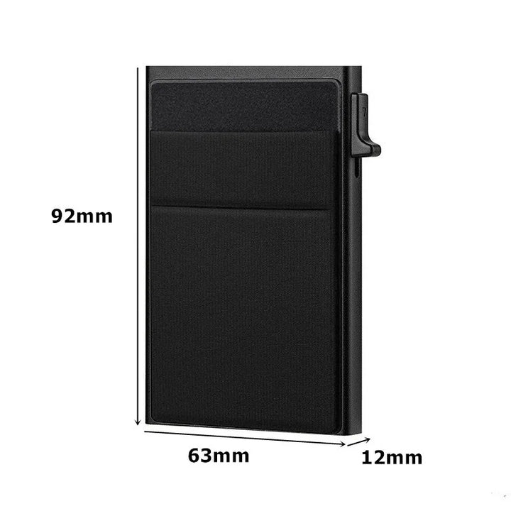 Minimalist RFID-blocking card holder wallet -  Design with upto 8 cards capacity Bowlift
