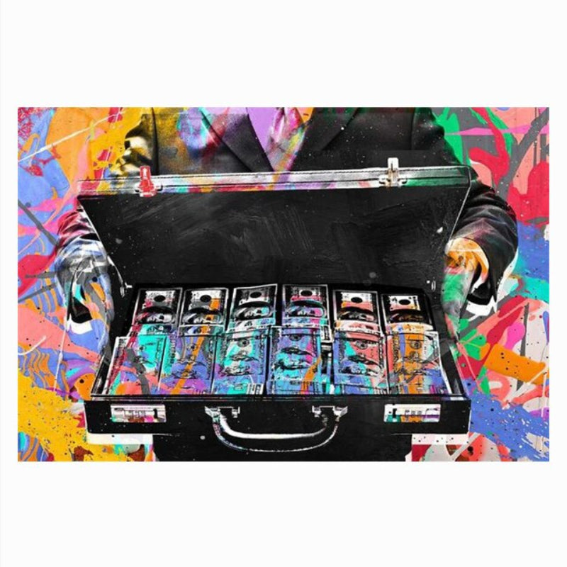 Pop Art Street Graffiti - Canvas Wall Art Painting | Bowlift