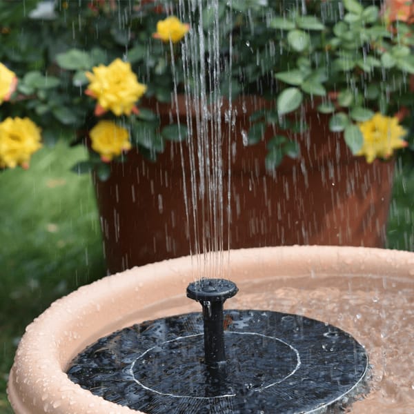 BowLift | Solar Bird Bath Fountain – Relaxing Garden Water Feature with Soothing Sounds