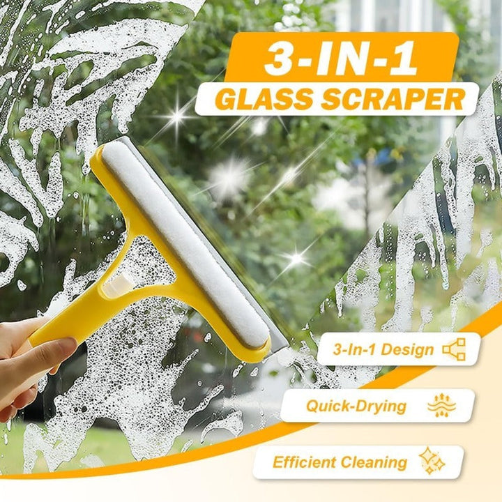 BowLift | BrightSwipe 3 in 1 Window Squeegee Cleaner with Spray Bottle